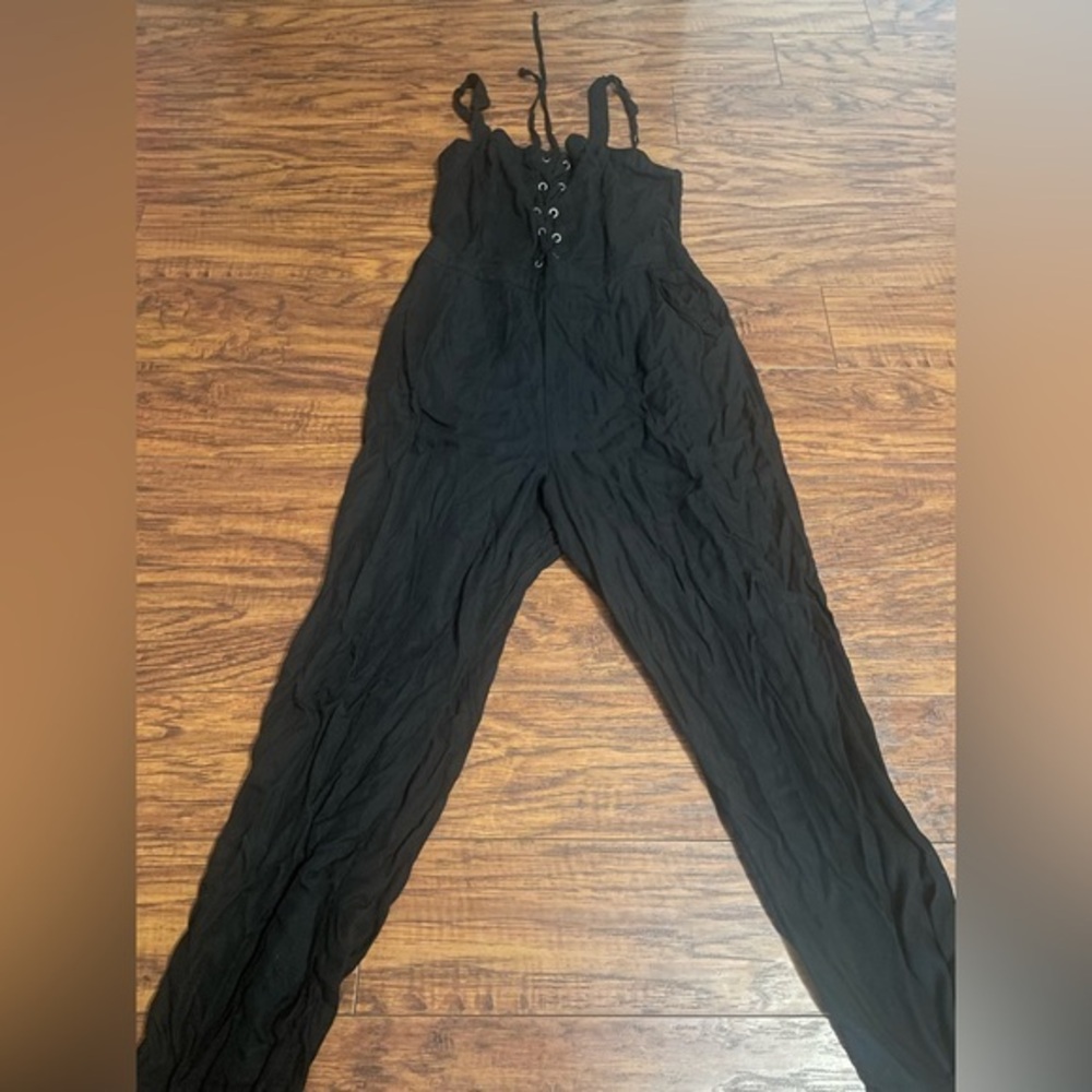 Hollister Medium black overalls